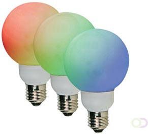 RGB LEDLAMP E27 230VAC 20 LEDS Ã80mm